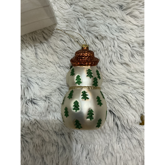 PartyLite Snowbell Mom Glass Ornament NIB – Collectible Holiday Snowman - Picture 3 of 10